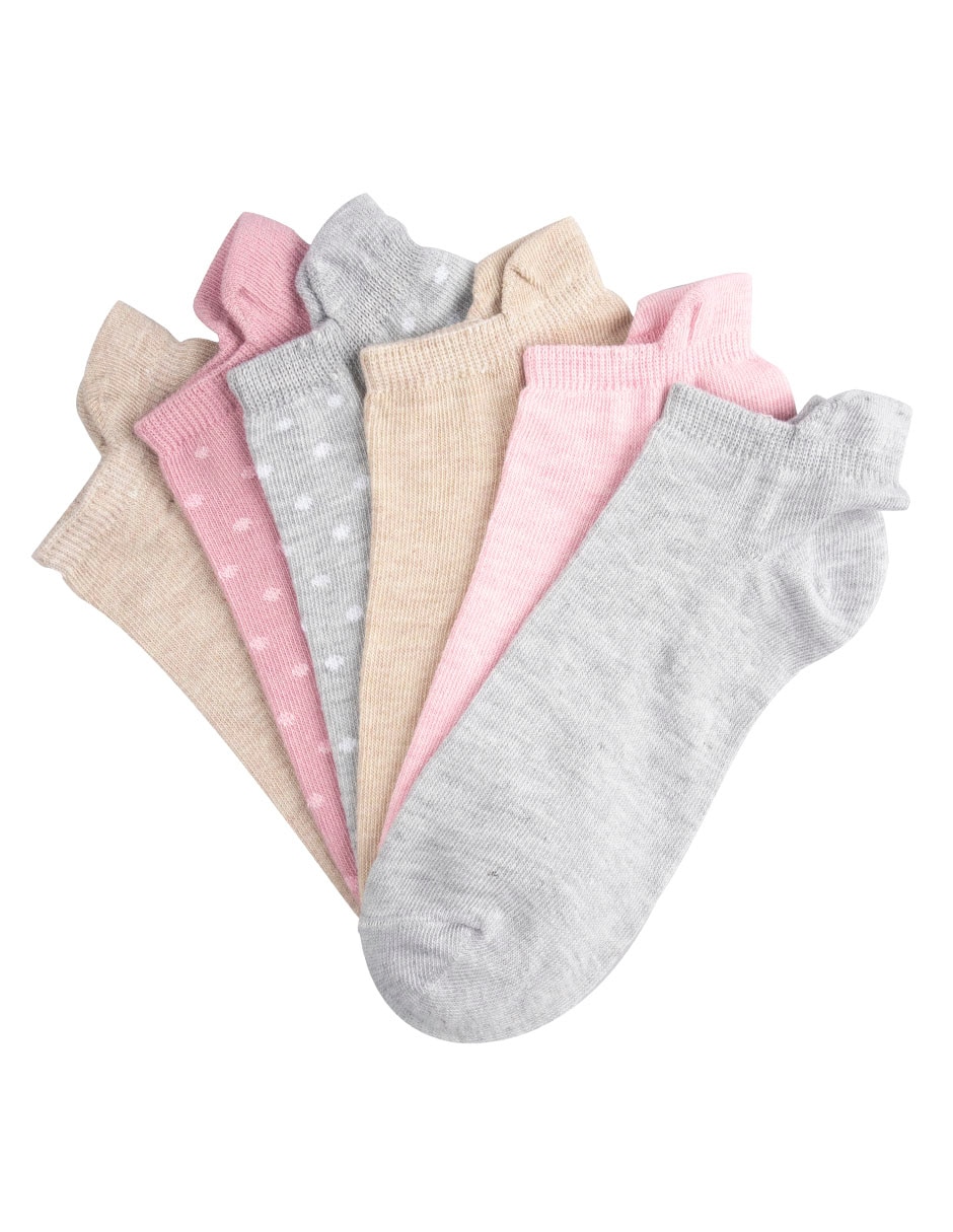 Tín para mujer 6 pares