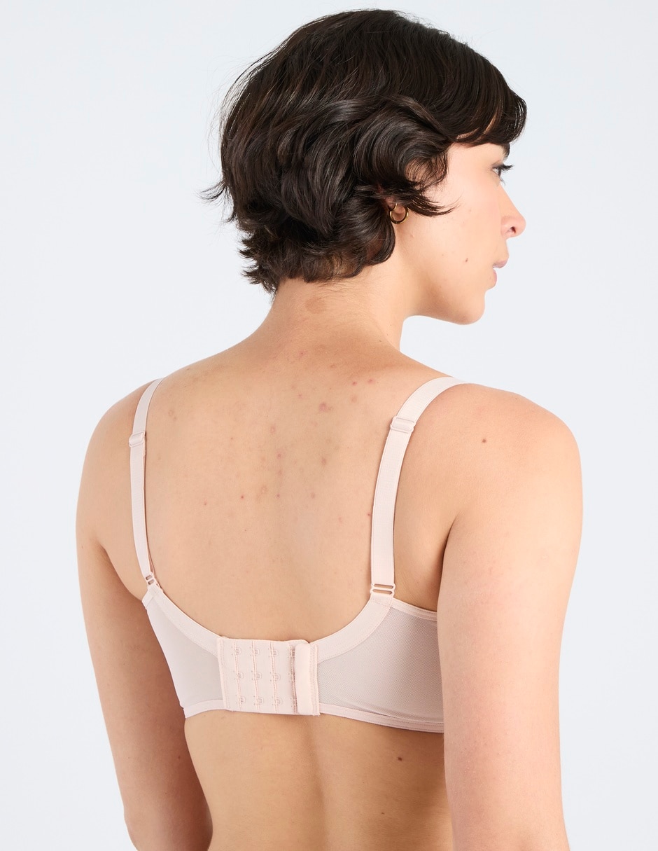 Brassiere demi con copa para mujer 3