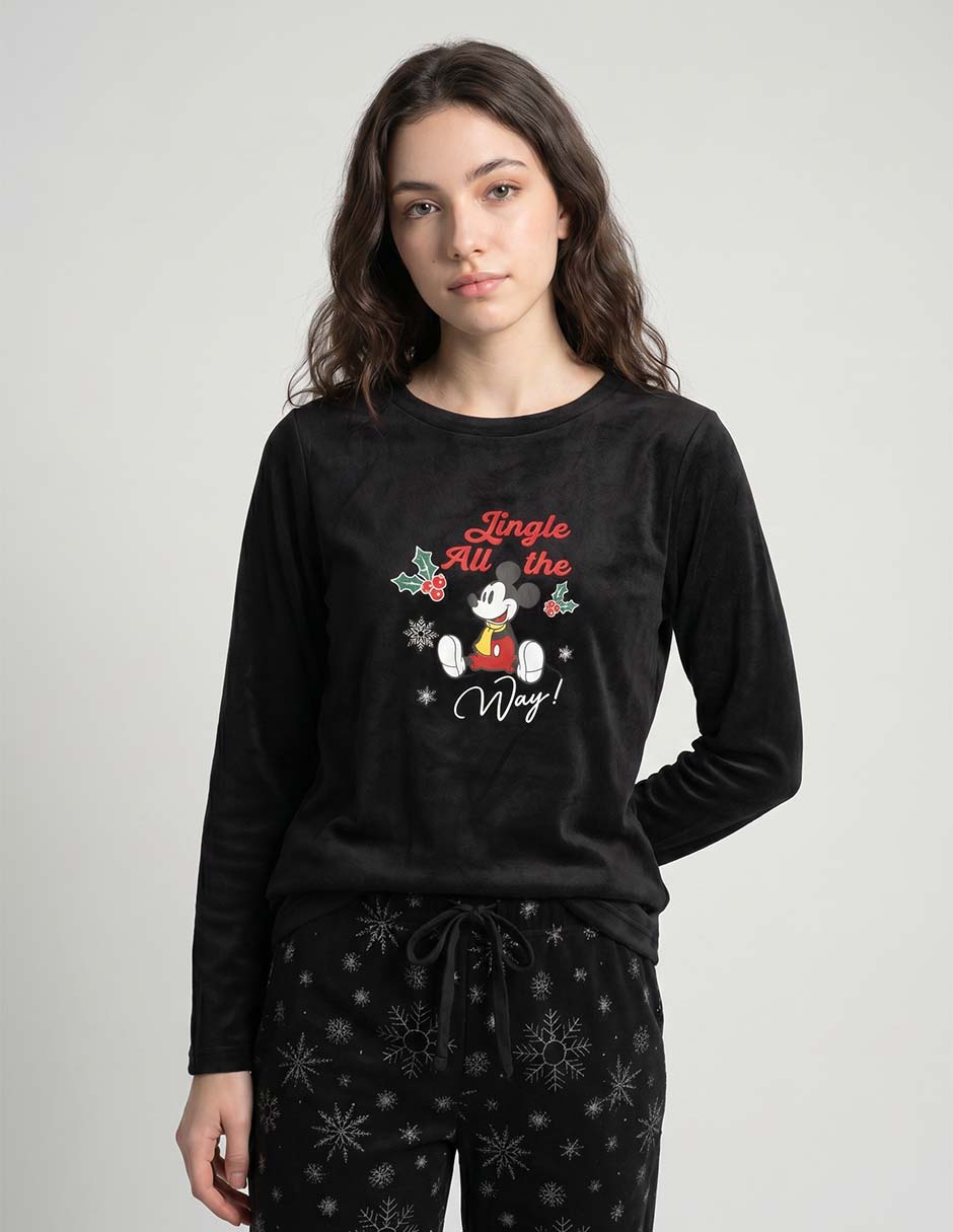Conjunto pijama Mickey Mouse para mujer 2