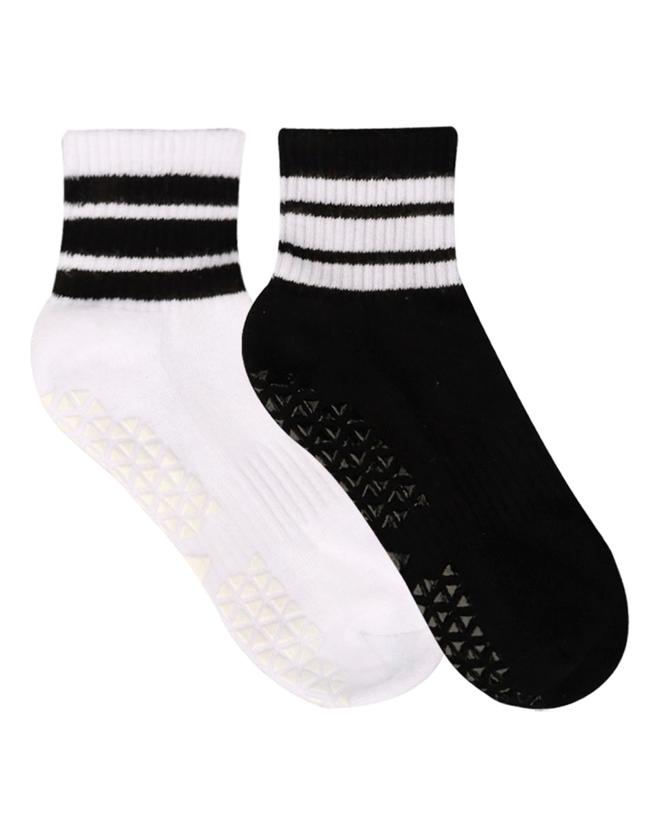 Set de tín antiderrapante para mujer 2 pares Set de tín antiderrapante para mujer 2 pares