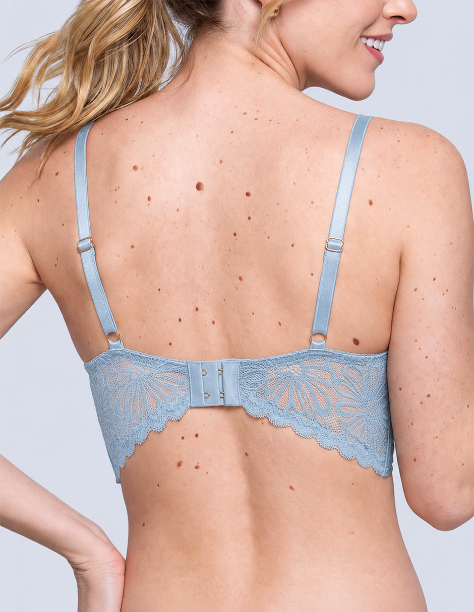 Brassiere demi con copa para mujer 3
