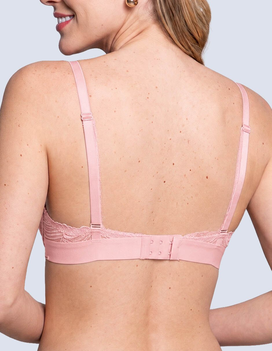 Brassiere demi con copa para mujer 2