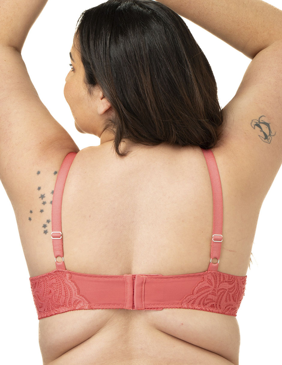 Brassiere demi con copa para mujer 4