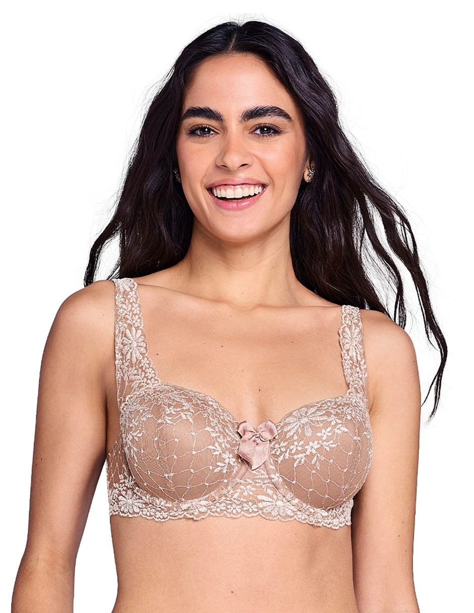 Brassiere balconette copa preformada para mujer Brassiere balconette copa preformada para mujer
