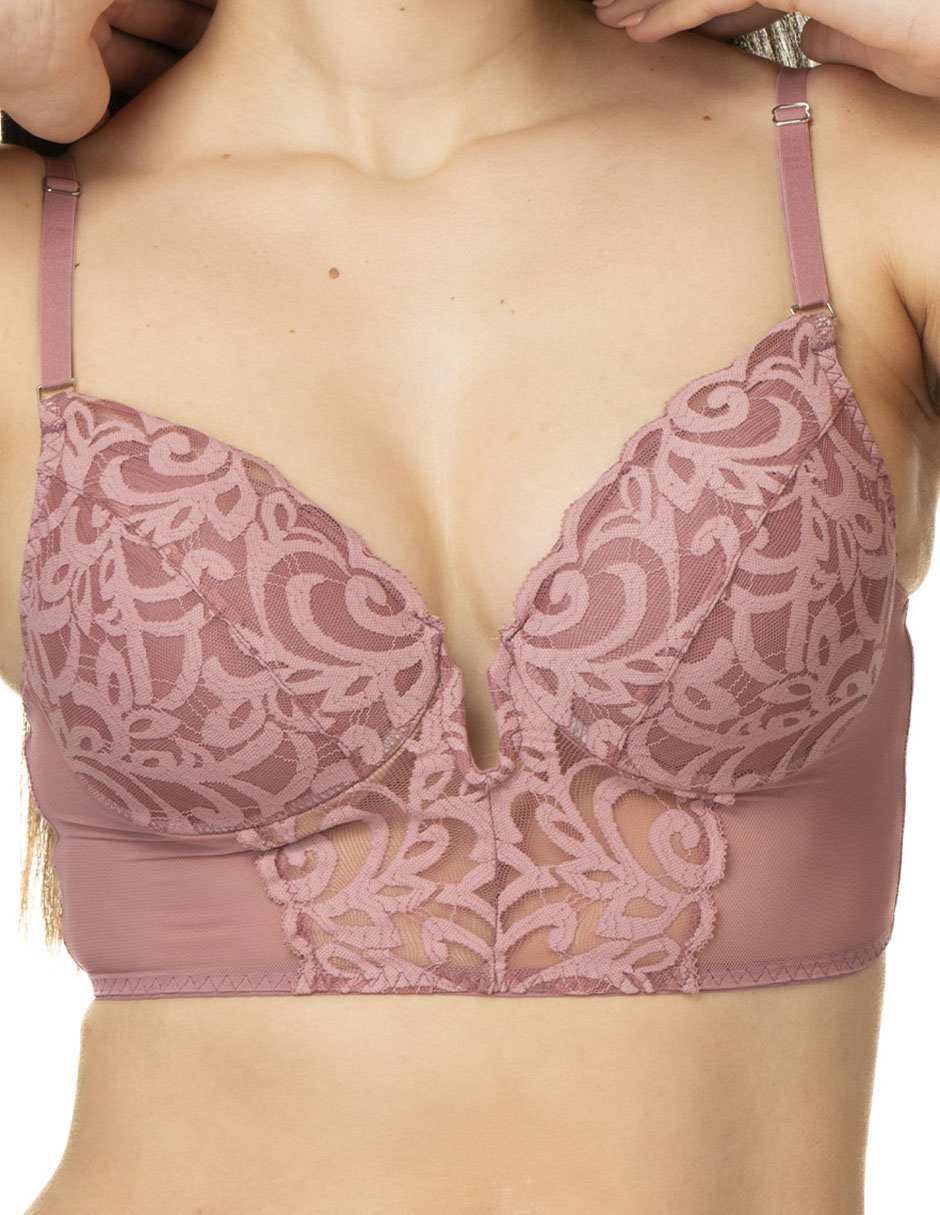 Bralette copa push up para mujer 4