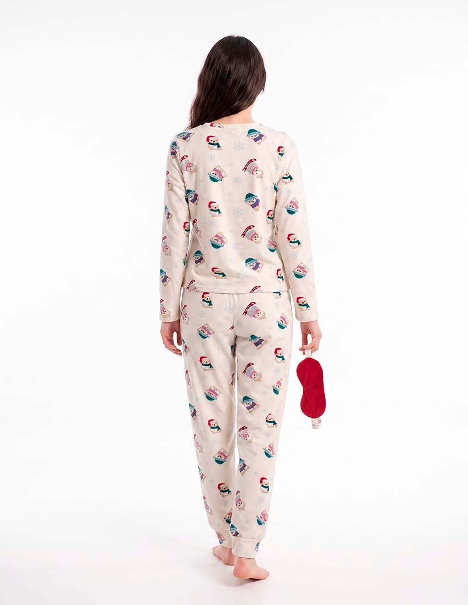 Conjunto pijama navideño para mujer 5