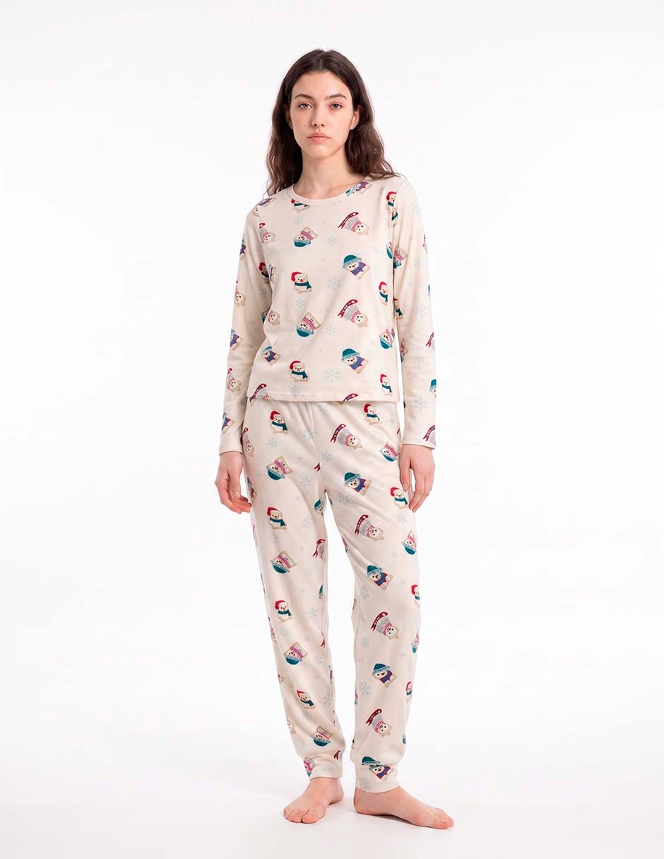 Conjunto pijama navideño para mujer 4