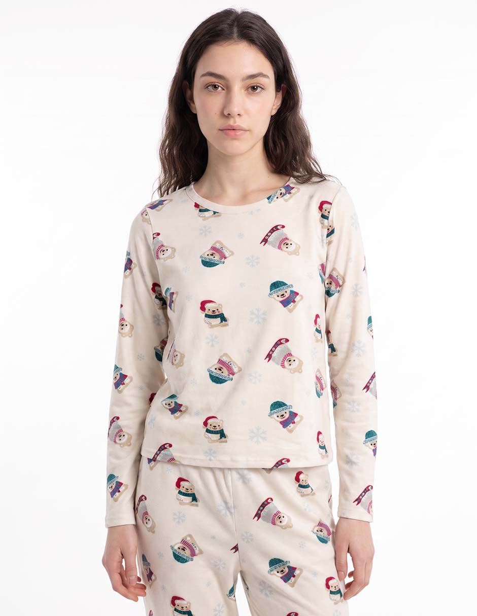 Conjunto pijama navideño para mujer 3