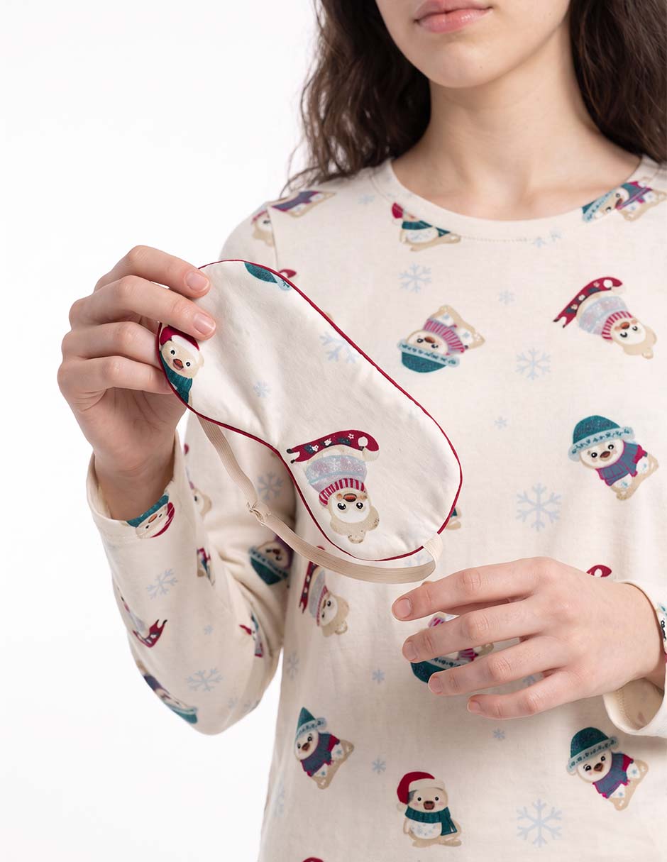 Conjunto pijama navideño para mujer 6