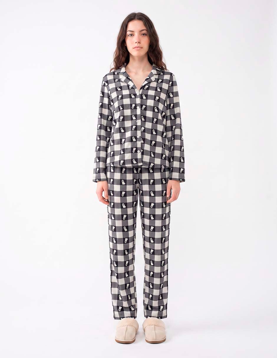 Conjunto pijama fantasma para mujer 4