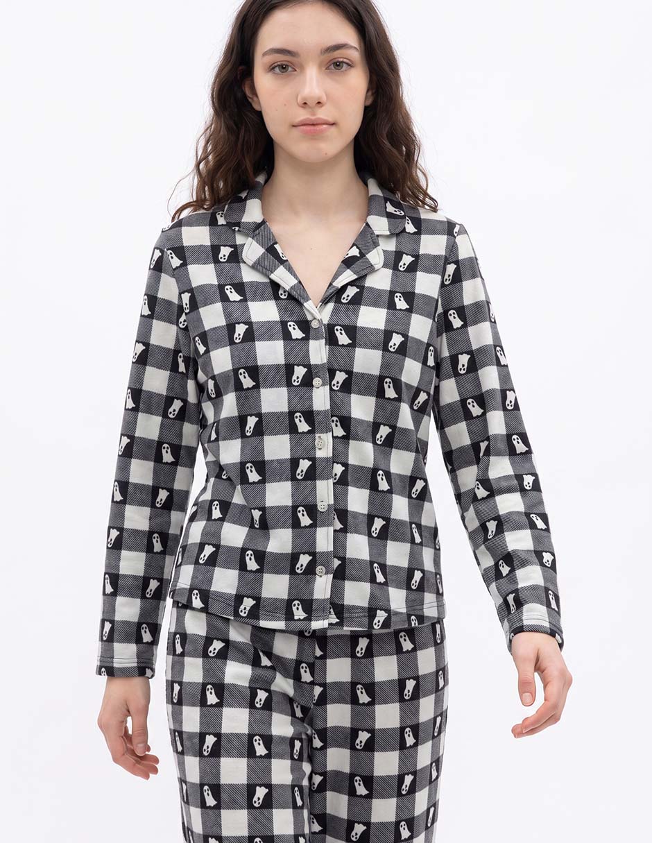 Conjunto pijama fantasma para mujer 3
