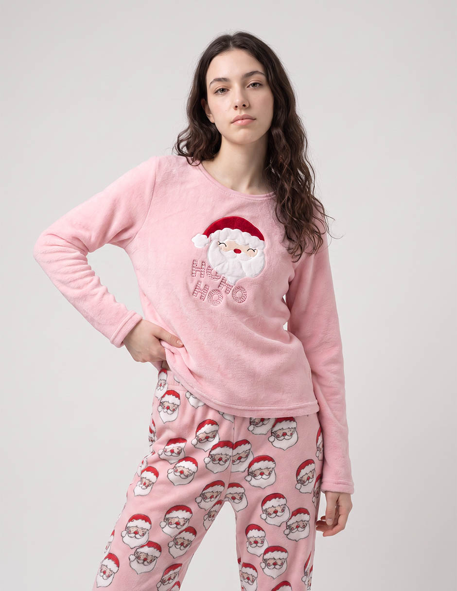 Conjunto pijama navideño para mujer 2