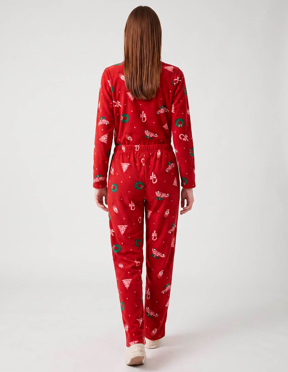 Conjunto pijama navideño para mujer 2