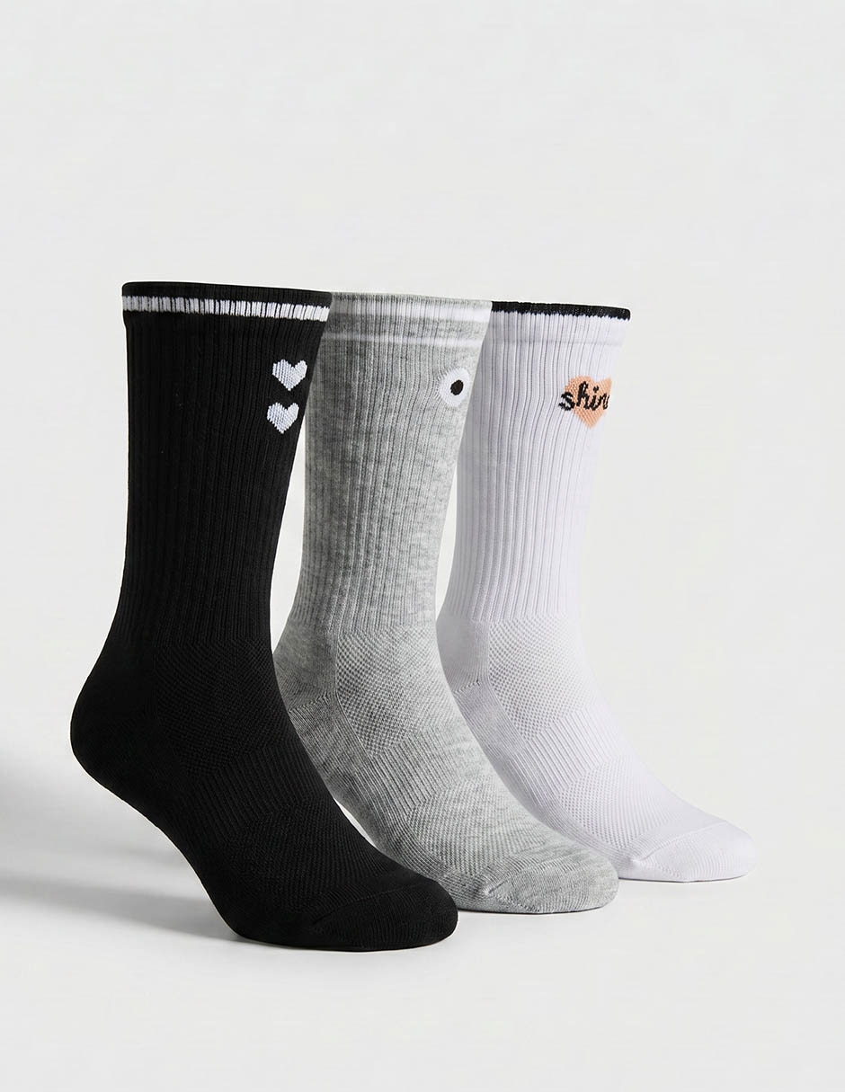Calceta Non Stop para mujer 3 pares
