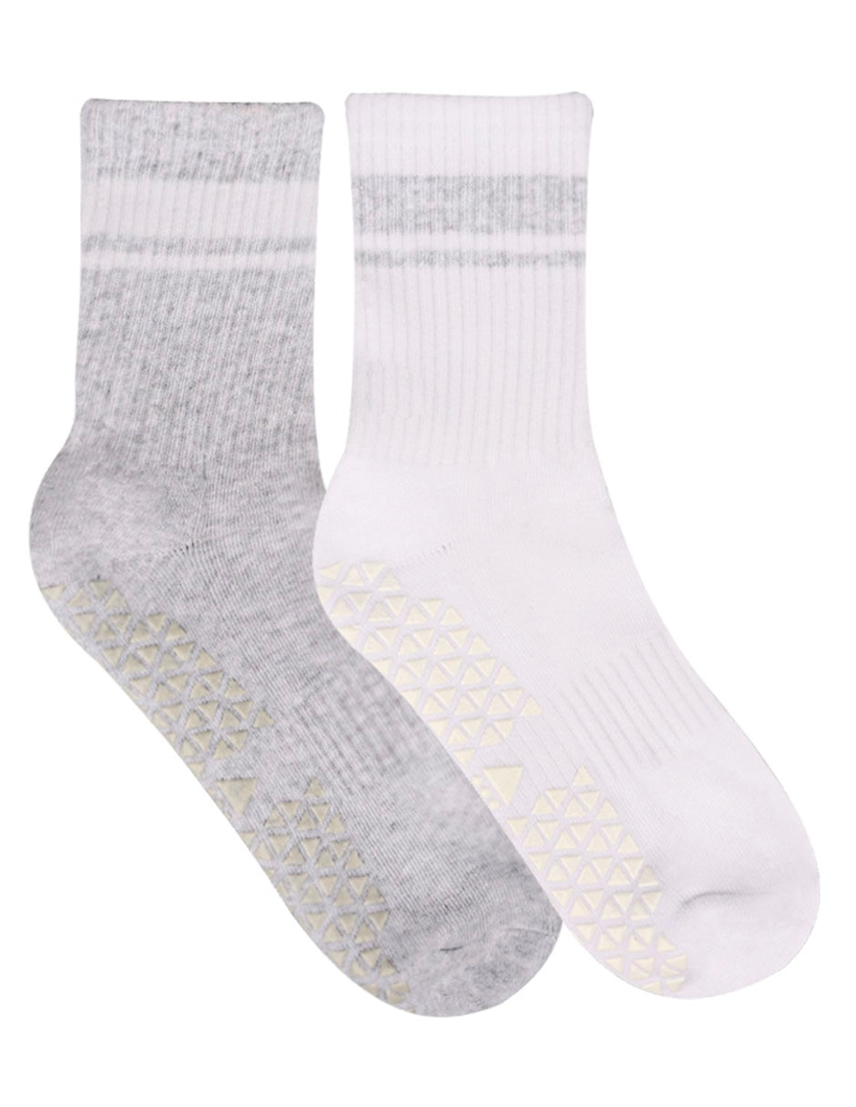 Set de calcetín antiderrapante para mujer 2 pares