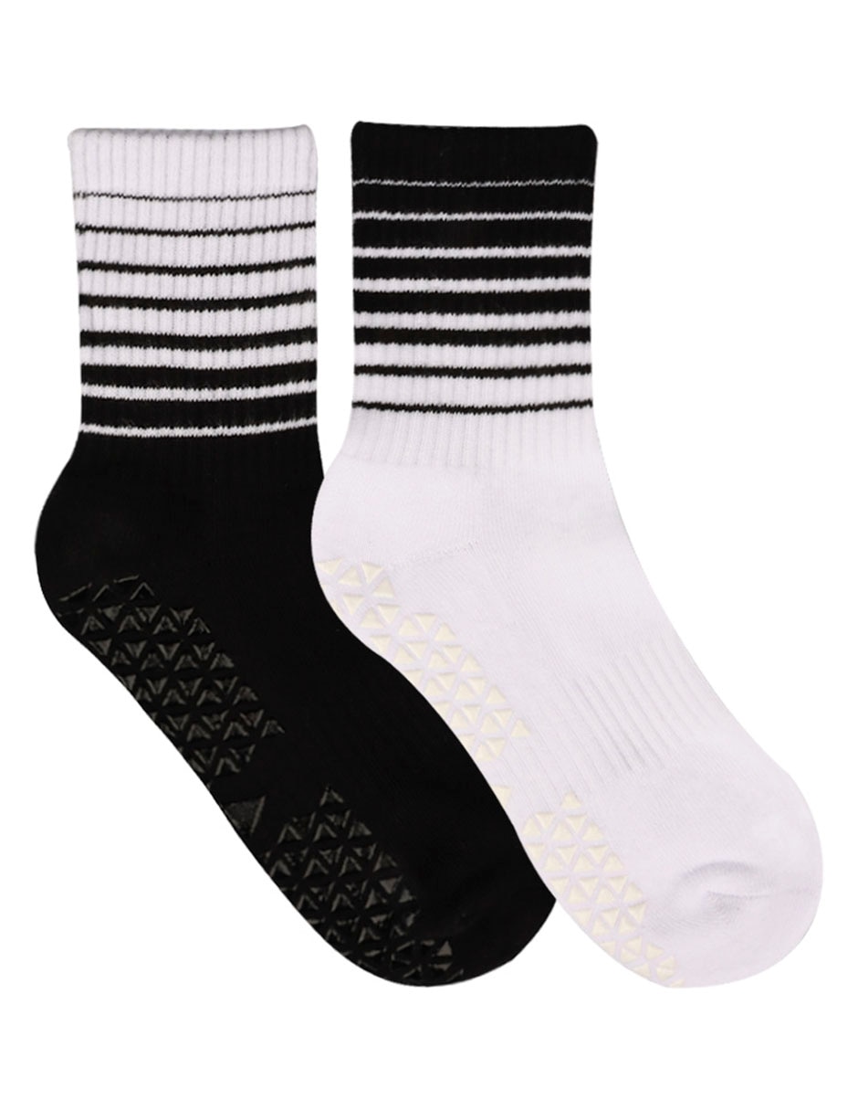 Set de tín antiderrapante para mujer 2 pares Set de tín antiderrapante para mujer 2 pares