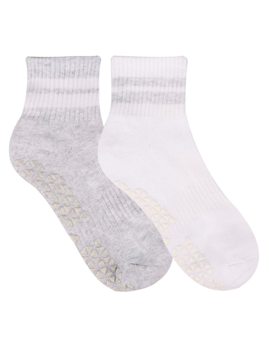Set de tín antiderrapante para mujer 2 pares Set de tín antiderrapante para mujer 2 pares