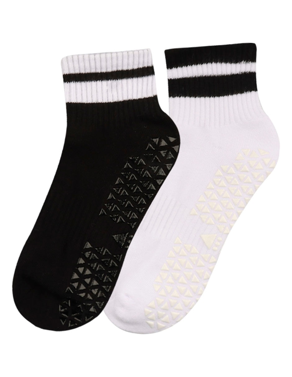 Set de tín antiderrapante para mujer 2 pares Set de tín antiderrapante para mujer 2 pares