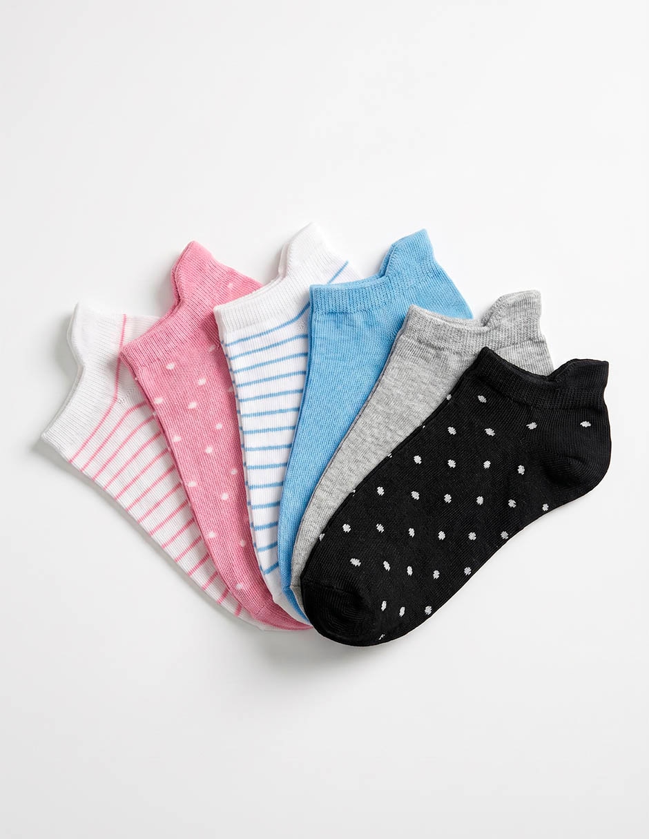 Set de tin de algodón para mujer 6 pares Set de tin de algodón para mujer 6 pares