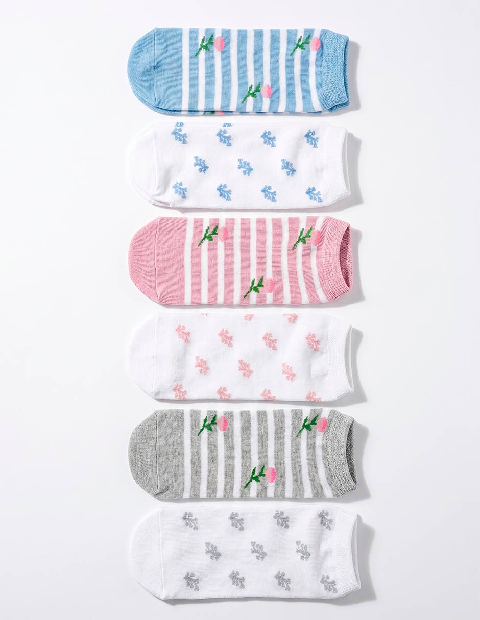Set de tín para mujer 6 pares Set de tín para mujer 6 pares