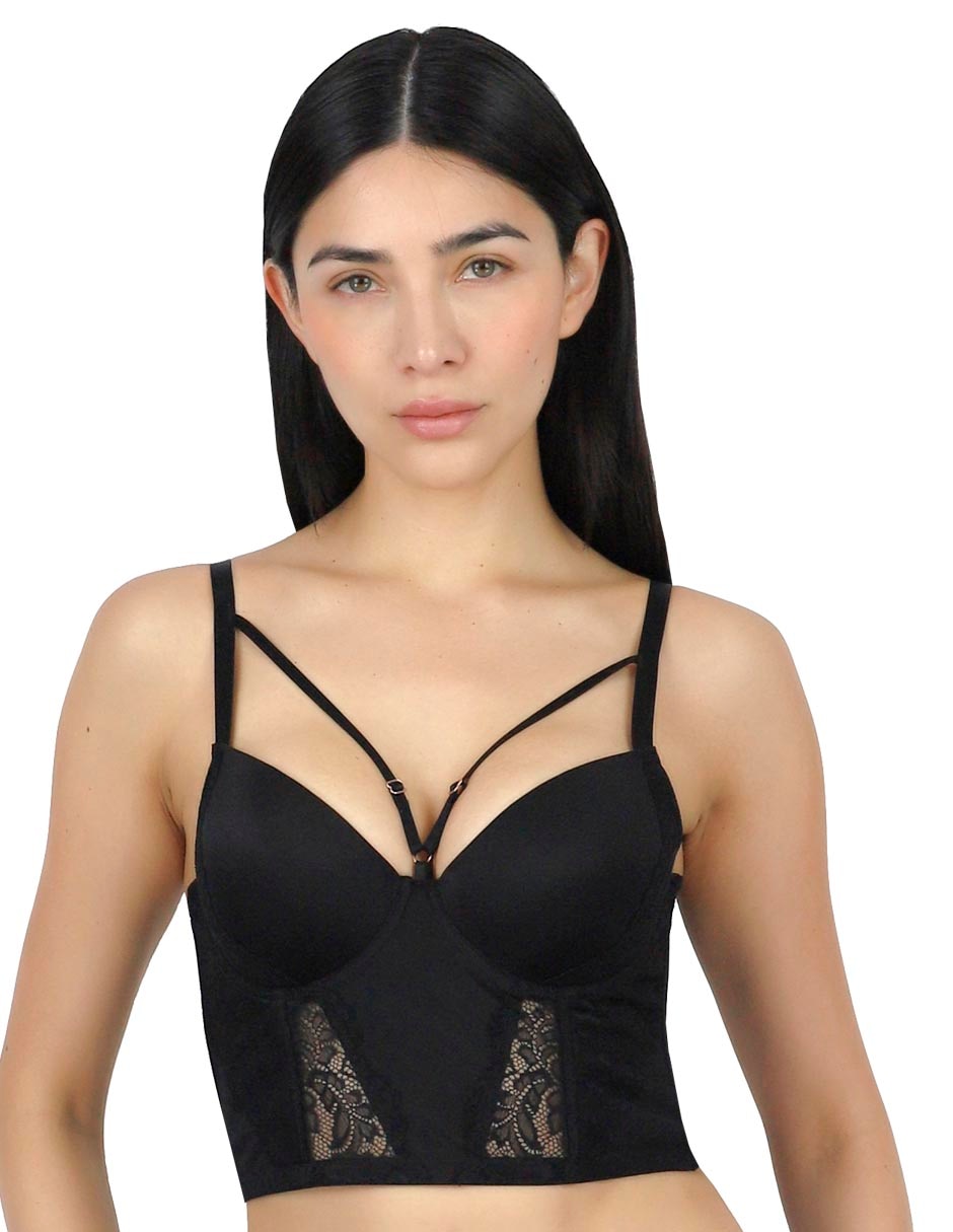 Brassiere peto medio copa preformada para mujer