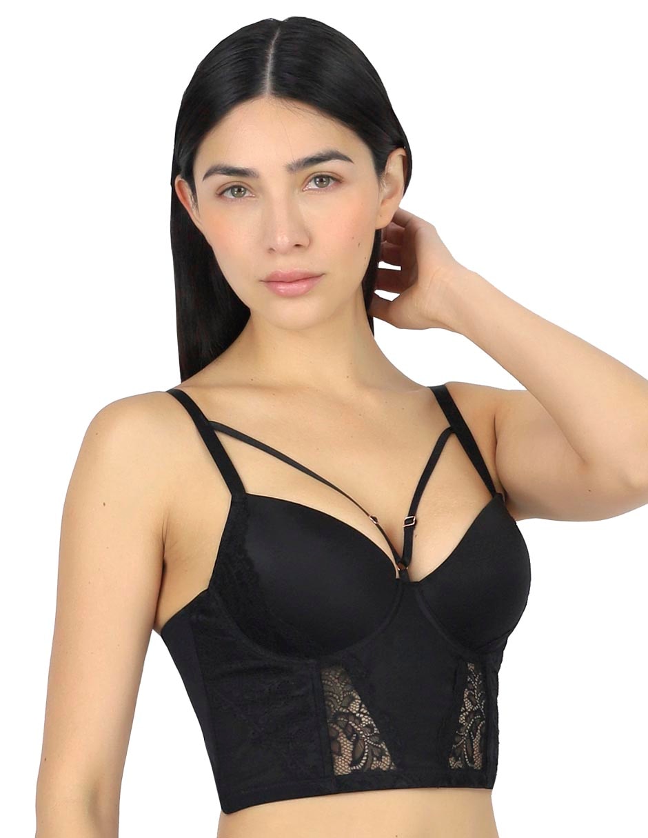 Brassiere peto medio copa preformada para mujer 3