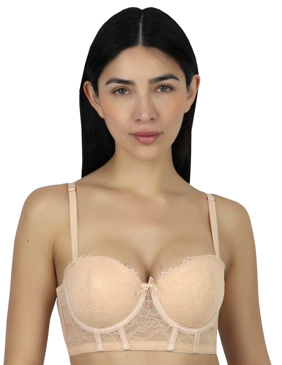 Brassiere peto medio copa balconette para mujer Brassiere peto medio copa balconette para mujer