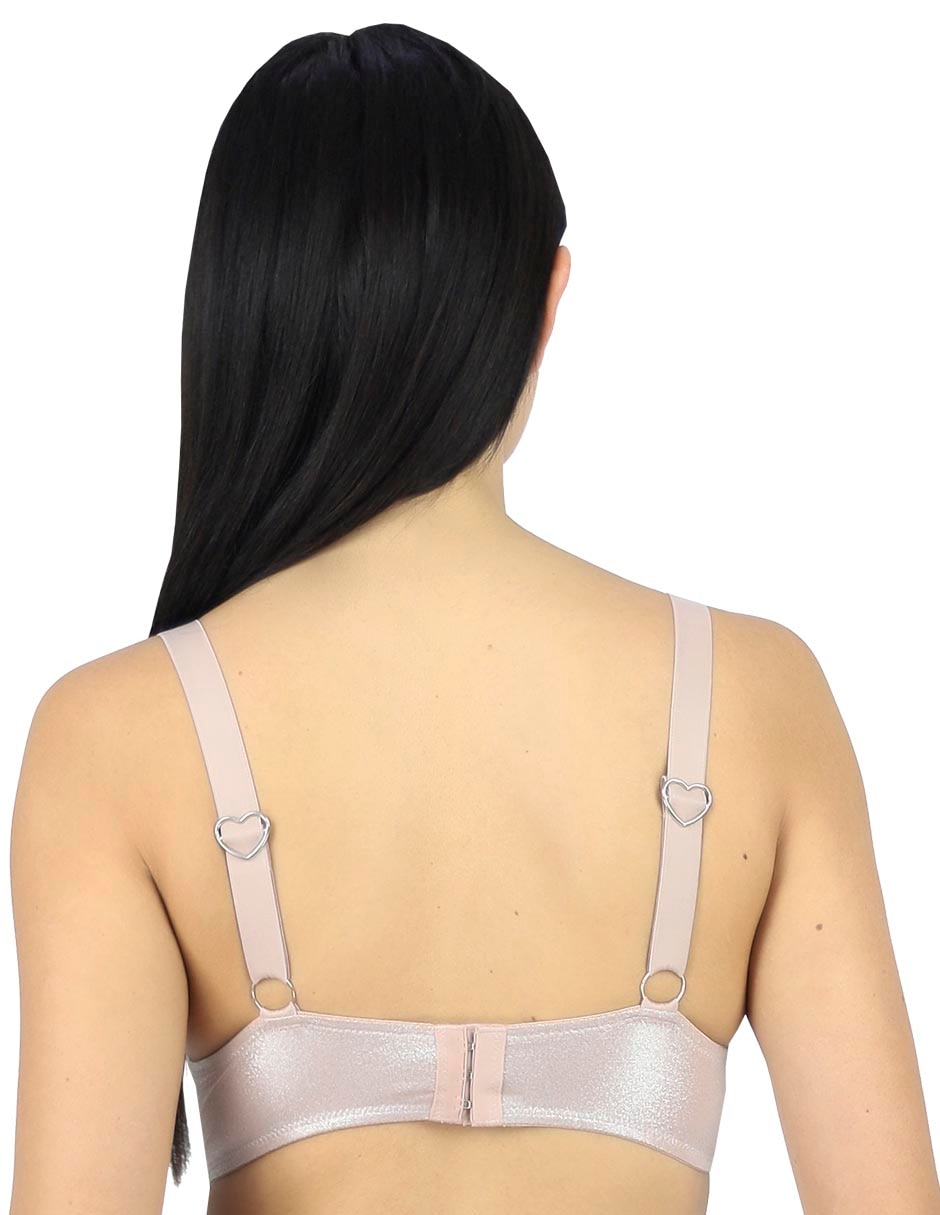 Brassiere plunge copa preformada para mujer 2