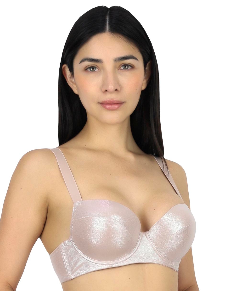 Brassiere plunge copa preformada para mujer 4