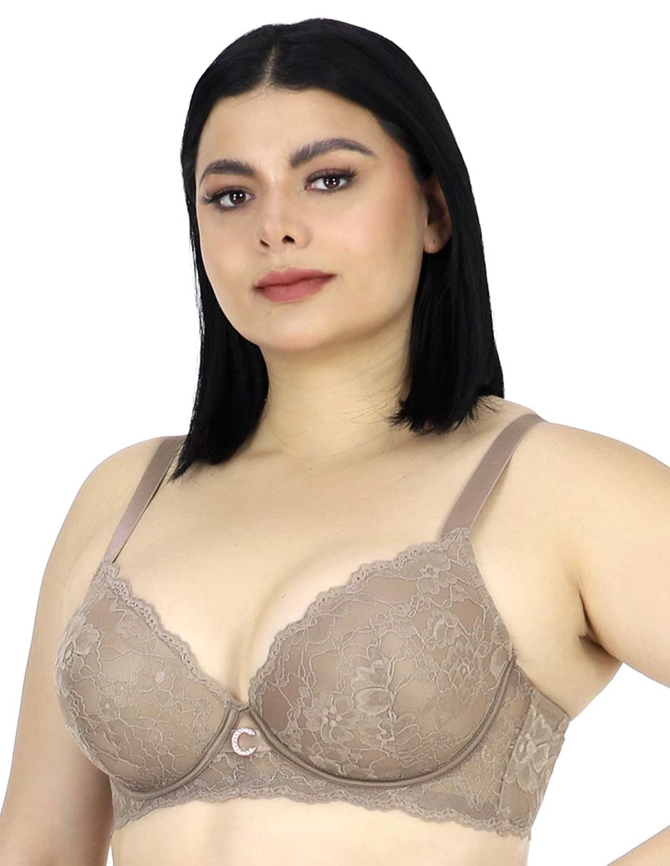 Brassiere demi Lady Carnival copa preformada para mujer