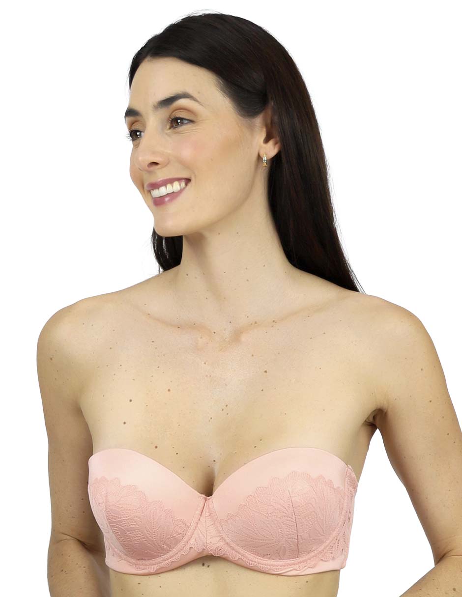 Brassiere strapless Lady Carnival copa balconette para mujer