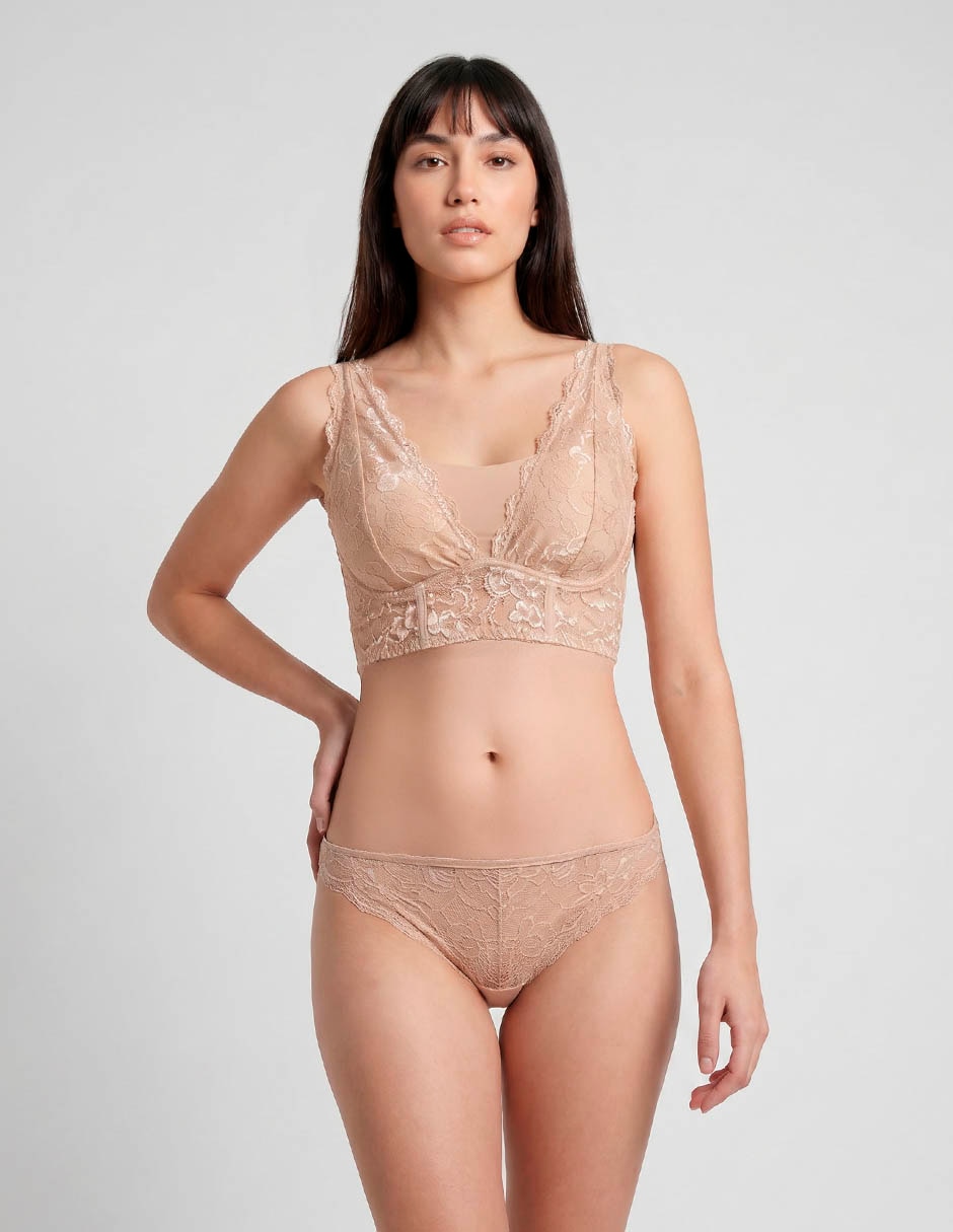 Brassiere peto medio con copa para mujer 3