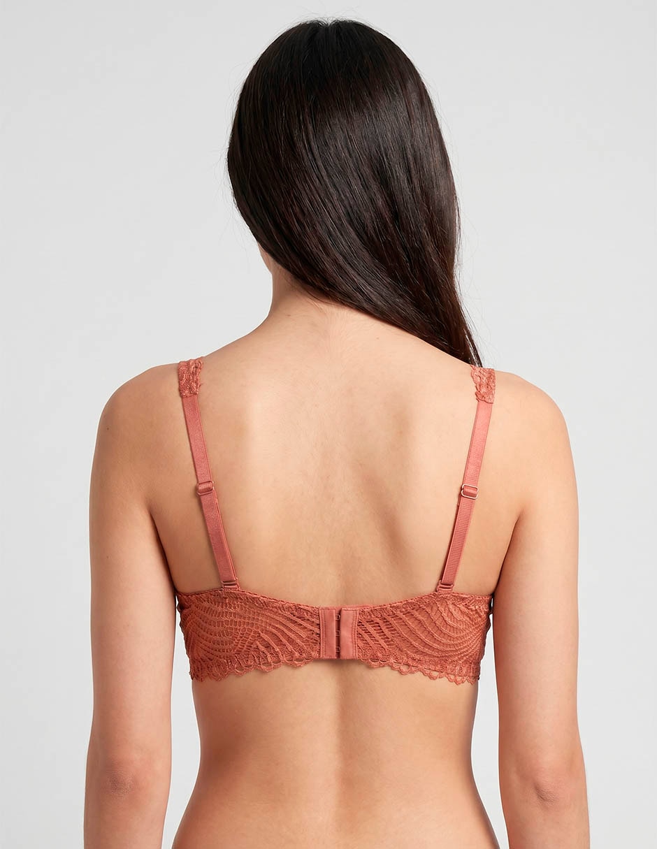 Brassiere demi con copa para mujer 2