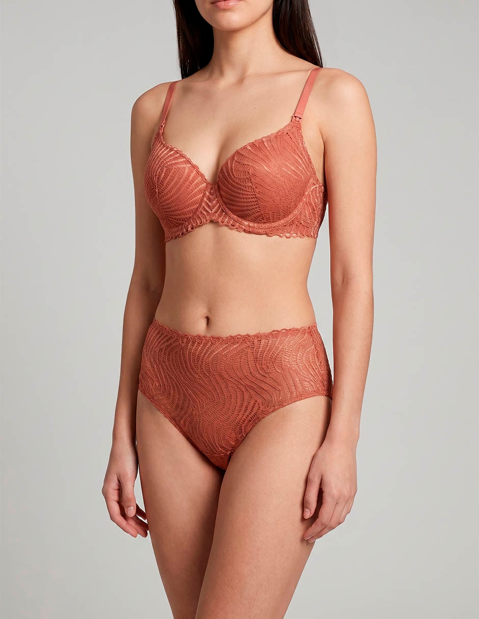 Brassiere demi con copa para mujer 3