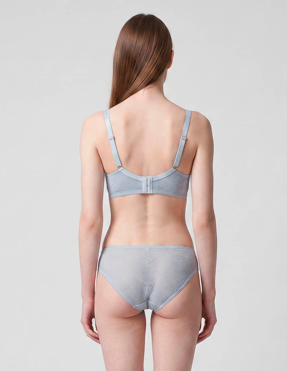 Brassiere demi con copa para mujer 3