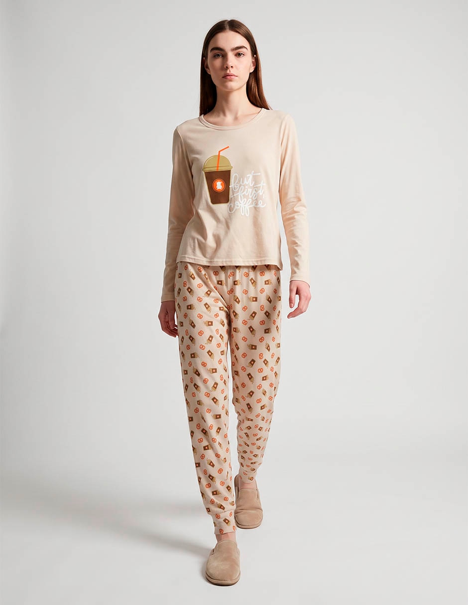 Conjunto pijama non stop para mujer