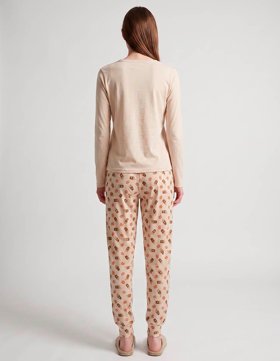 Conjunto pijama non stop para mujer