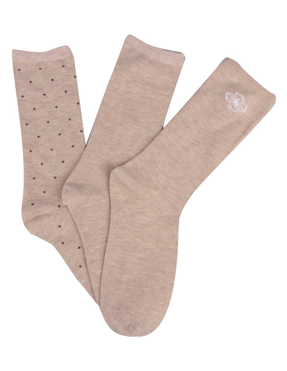 Calcetín para mujer 3 pares Calcetín para mujer 3 pares