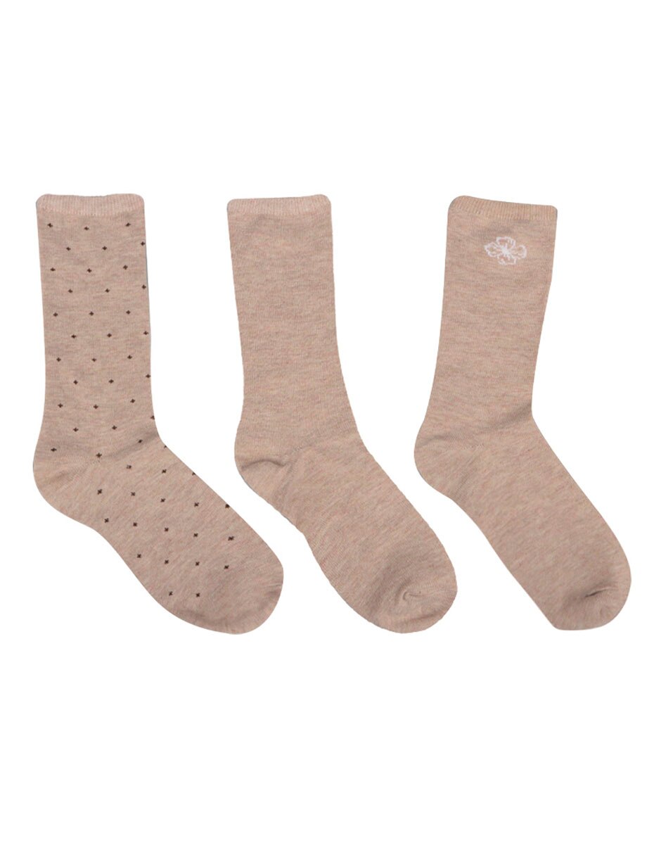 Calcetín para mujer 3 pares 3