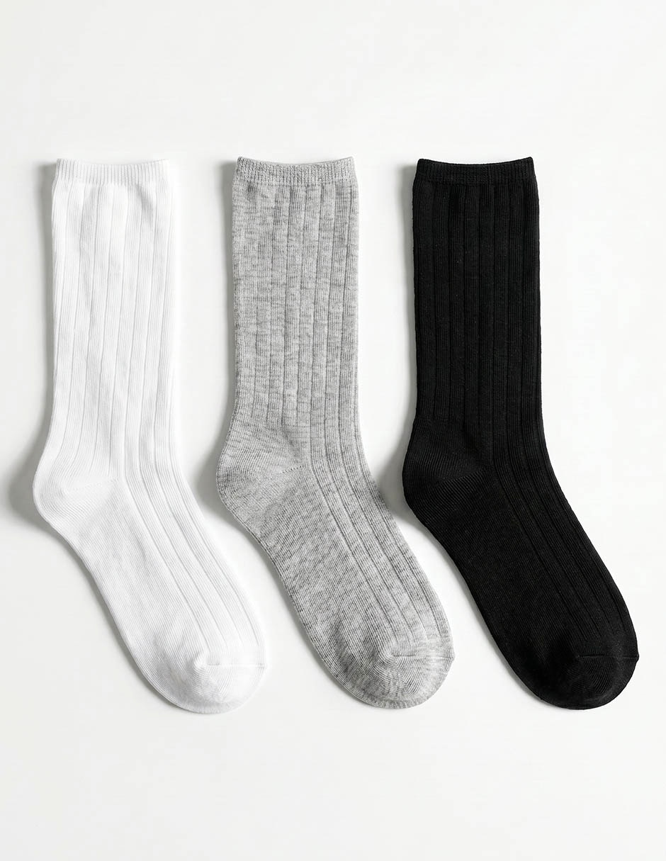 Calcetín para mujer 3 pares
