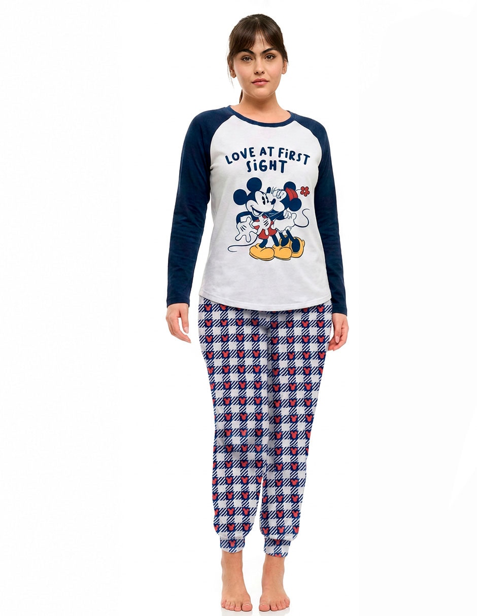 Conjunto pijama minnie mouse para mujer 3