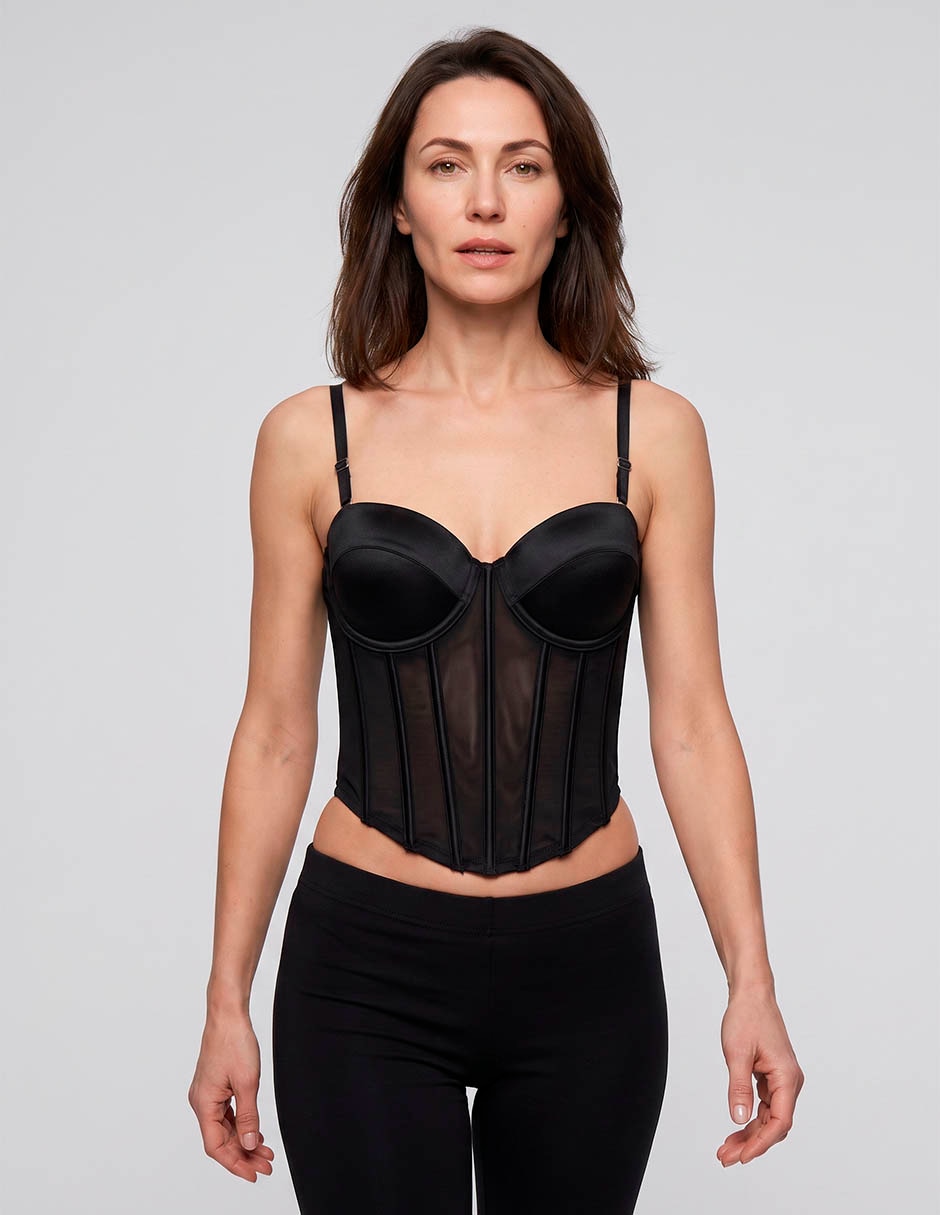 Brassiere corselette con copa para mujer Brassiere corselette con copa para mujer