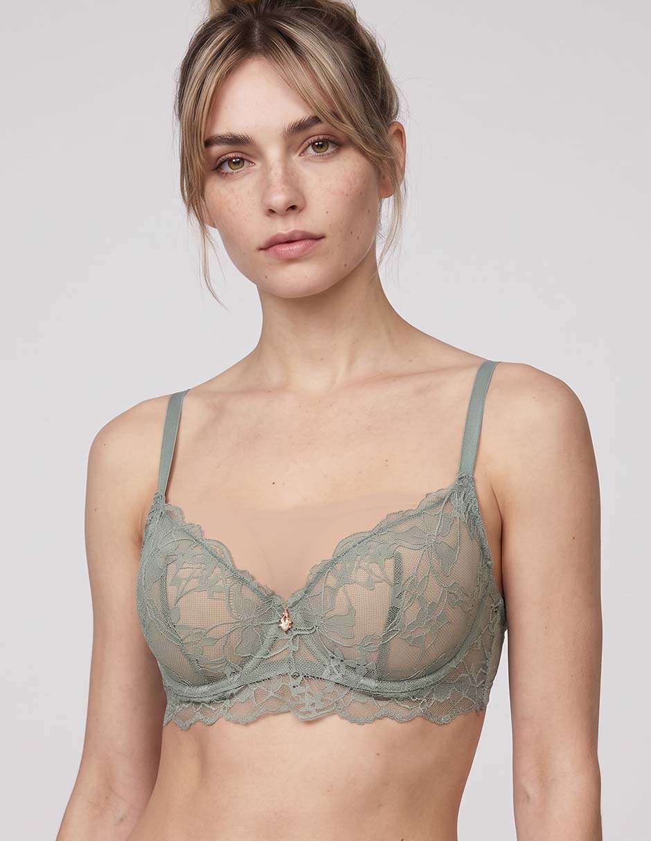 Brassiere demi con copa para mujer Brassiere demi con copa para mujer
