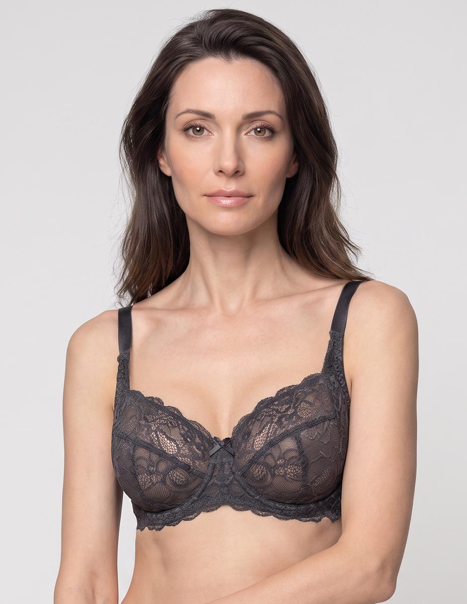Brassiere balconette con copa para mujer Brassiere balconette con copa para mujer