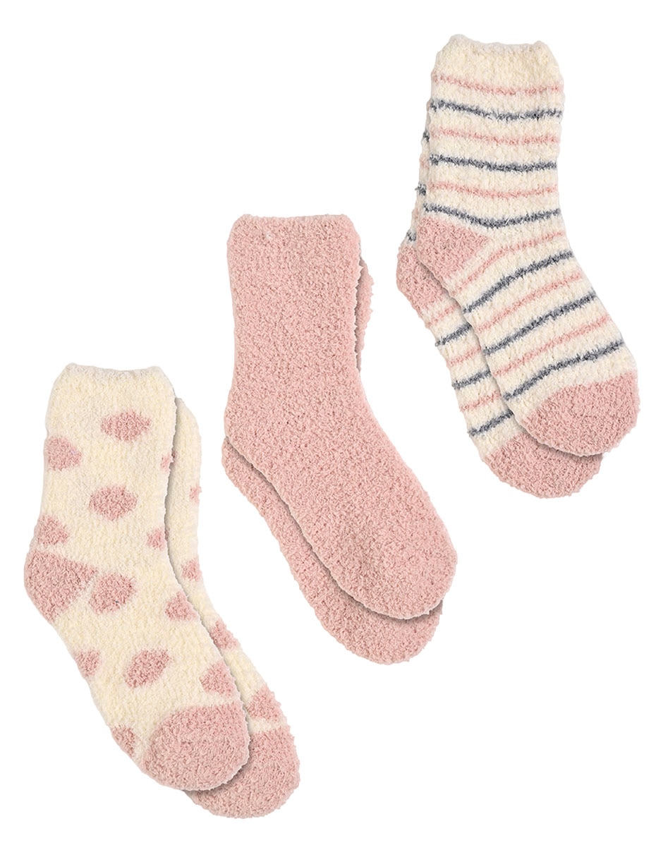 Calceta para mujer 3 pares