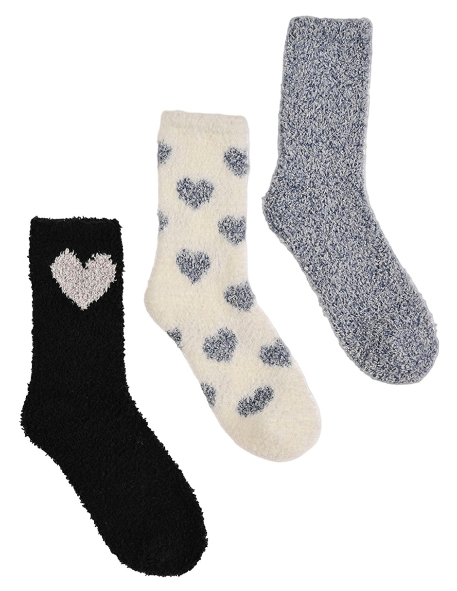 Calceta para mujer 3 pares