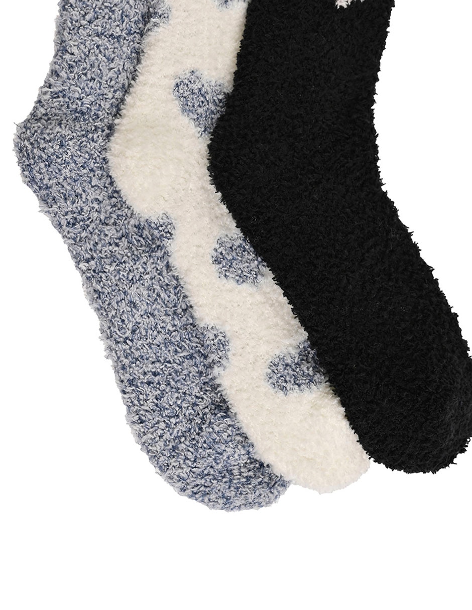 Calceta para mujer 3 pares 4