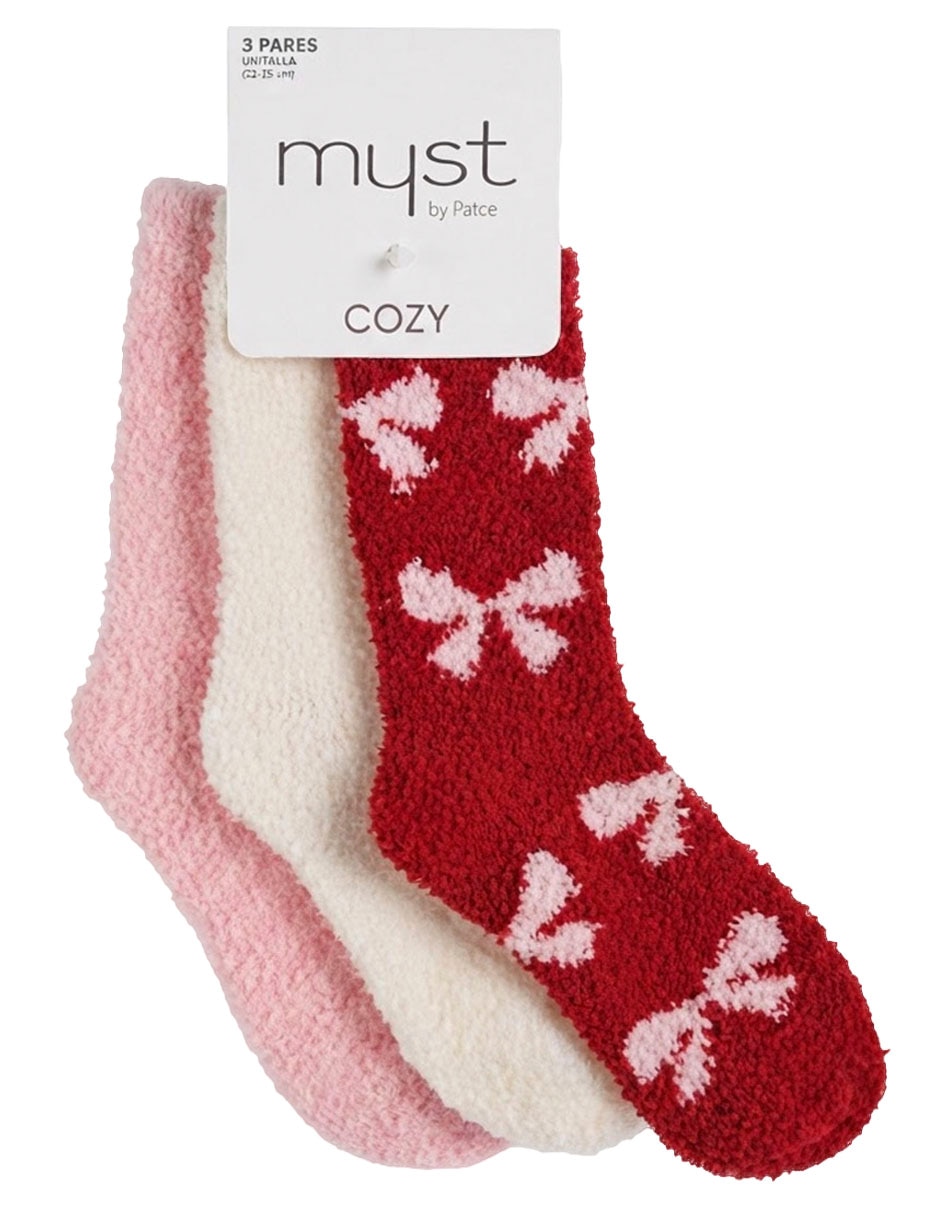 Calceta para mujer 3 pares 4