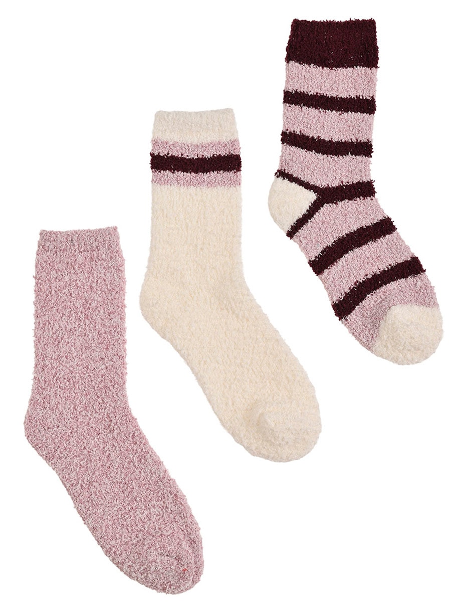 Calceta para mujer 3 pares Calceta para mujer 3 pares