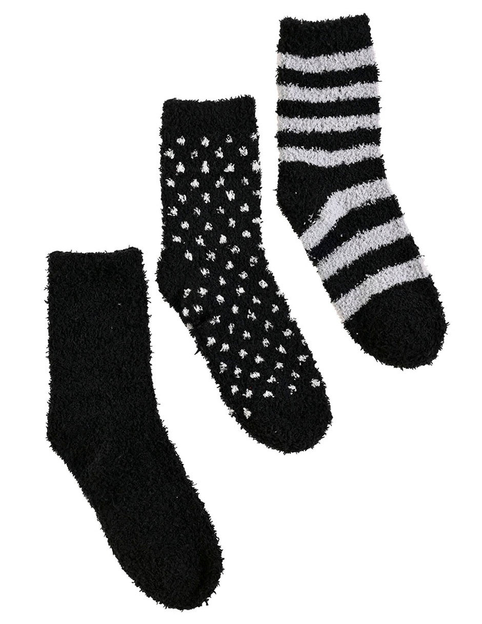 Calceta para mujer 3 pares